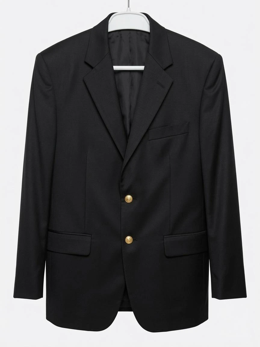 Vintage Ralph Lauren Two-Button Navy Blazer R1005 – photo 2